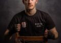 man, young, male, boxing, sports, chair, portrait
